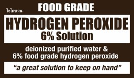 Food Grade Hydrogen Peroxide 6% Solution