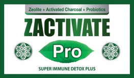 Zactivate Pro - Zeolite + Activated Charcoal + Probiotics
